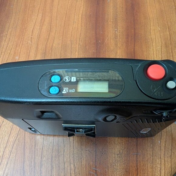 PENTAX Zoom 60-X 35mm 90s Y2K Point & Shoot Film Camera Black TESTED Works - Picture 10 of 11